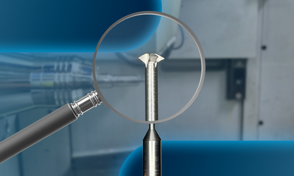 Fresa especial para implantes dentários